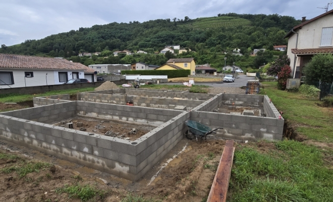 Élévation du vide sanitaire, Vienne, J&C Conception